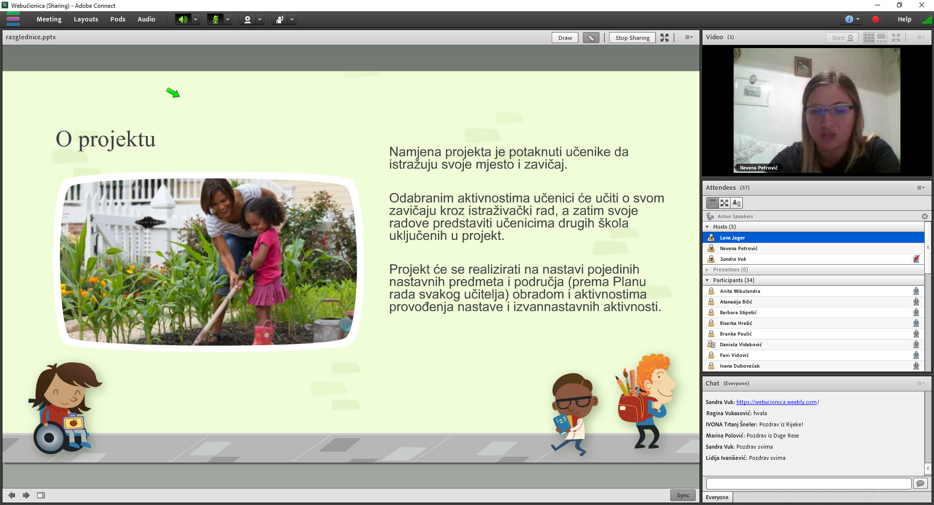 Primjer eTwinning webinara