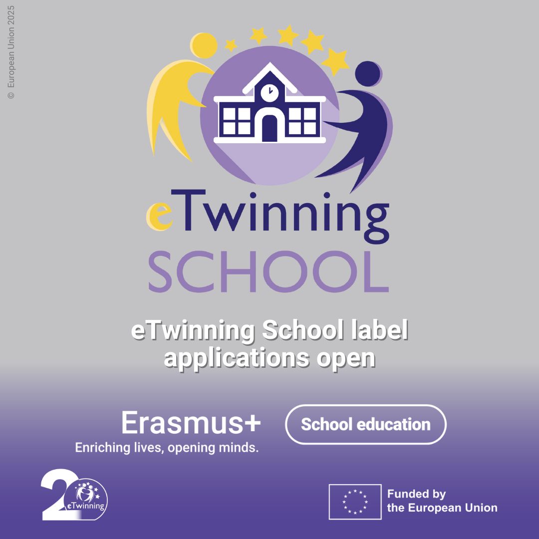 Otvorene prijave za oznaku eTwinning škole 2025./2026. - Slika 1