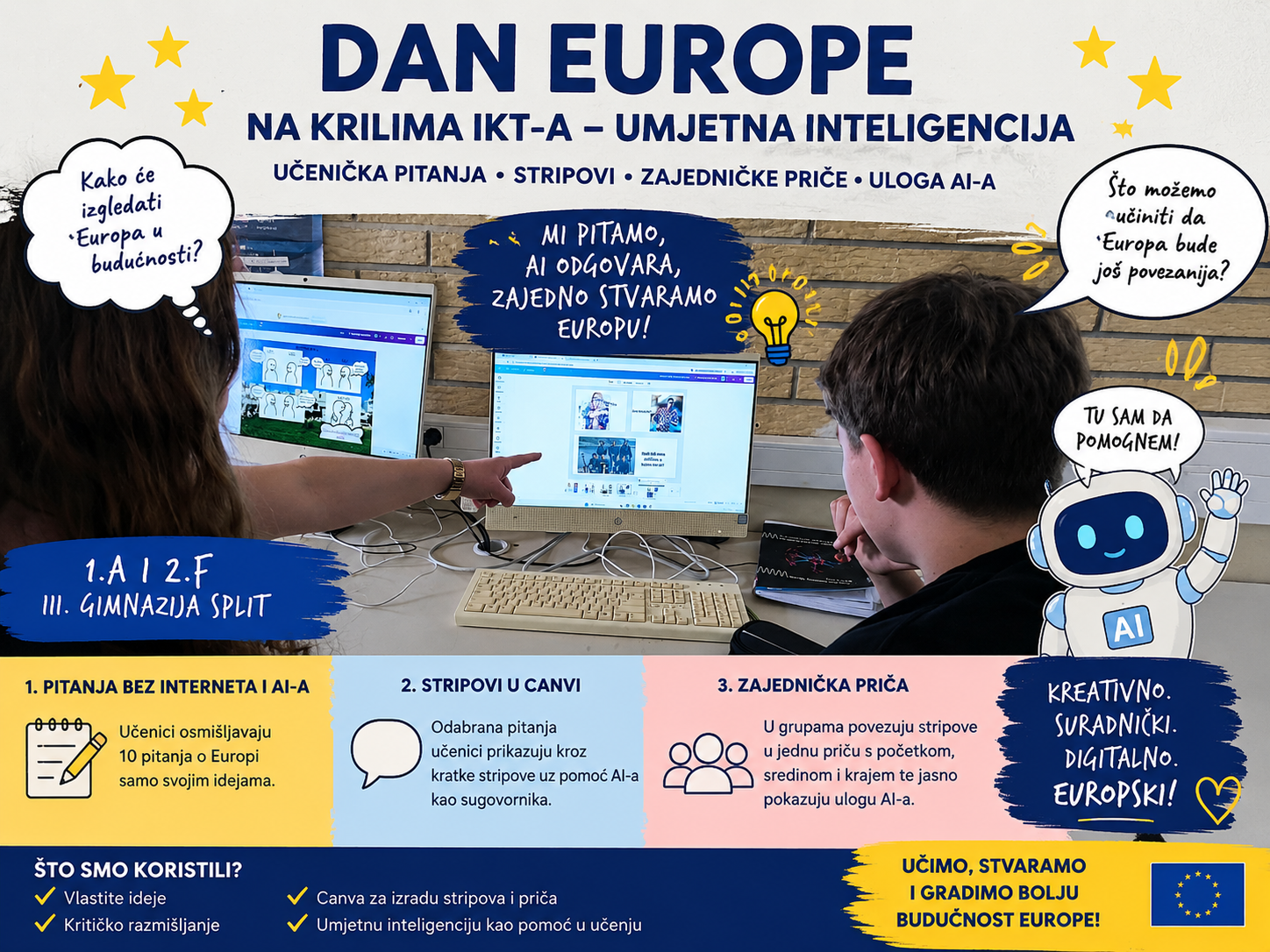 Aktivnosti u povodu Dana Europe – III. gimnazija Split - Slika 1
